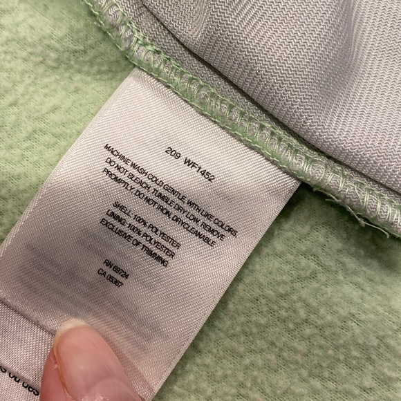 Columbia Light Green Zip Up Fleece Vest Youth 6/6X - Picture 12 of 15